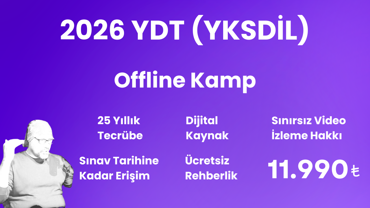 2026 YKSDİL ( YDT ) Kamp